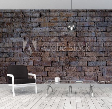 Picture of Old brick wall texture background